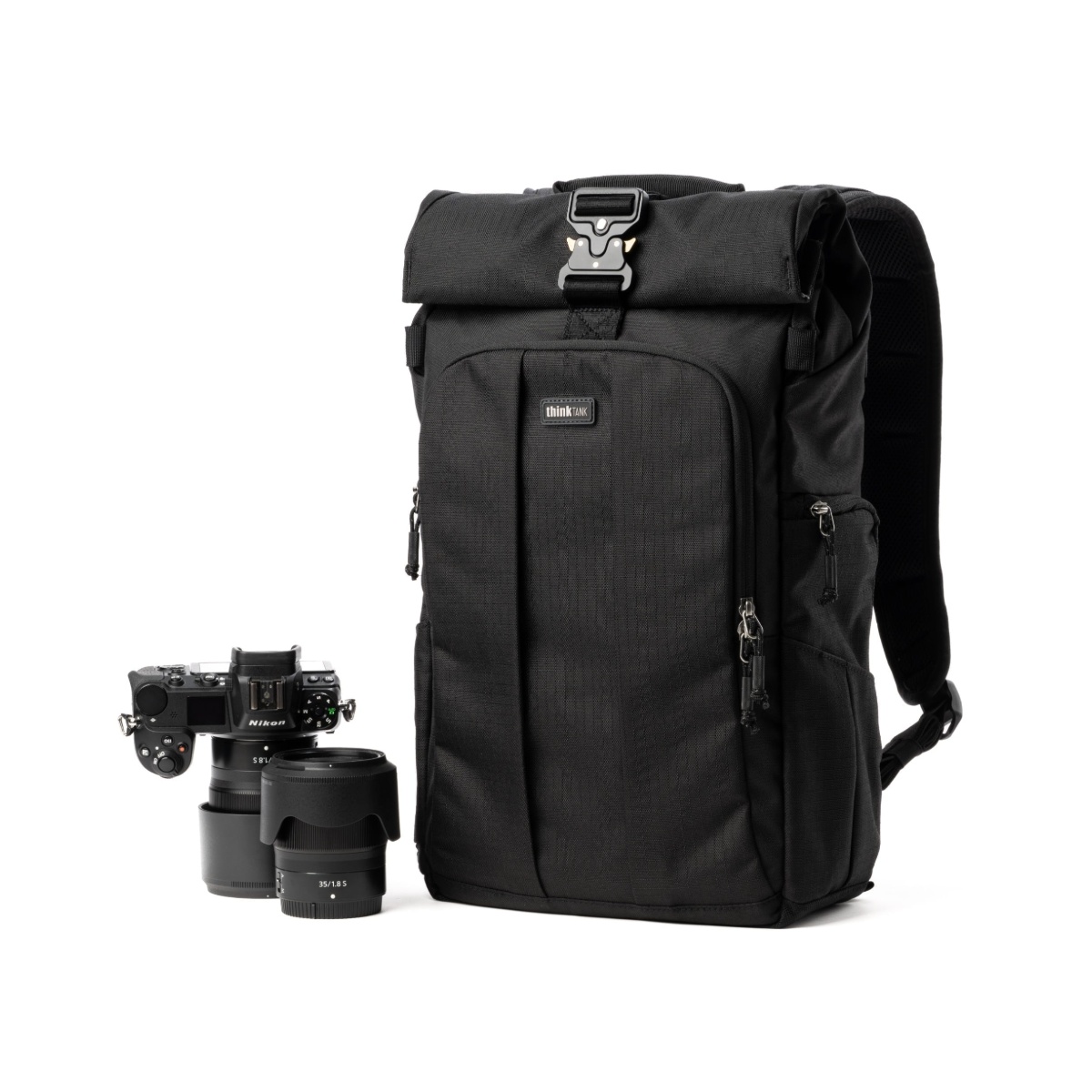 Balo máy ảnh Think Tank FocusPoint Rolltop 22L Asphalt Black | Chính hãng | Fullvat