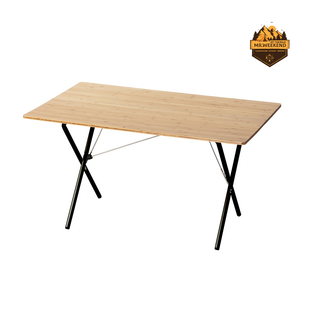 Bàn Snow Peak One Action Table Long Light Bamboo, LV-015TL | Chính hãng