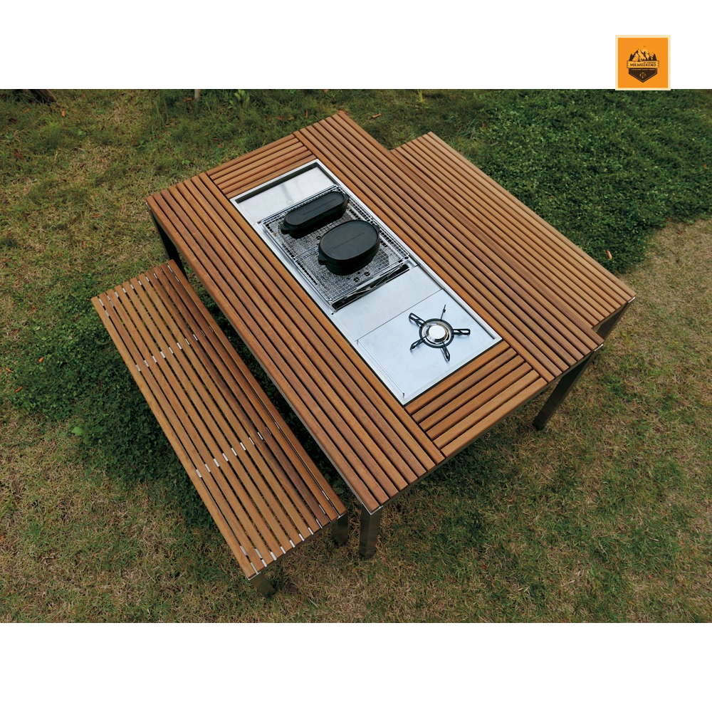 Bàn Snow peak Garden bench, GF-005 | Chính hãng