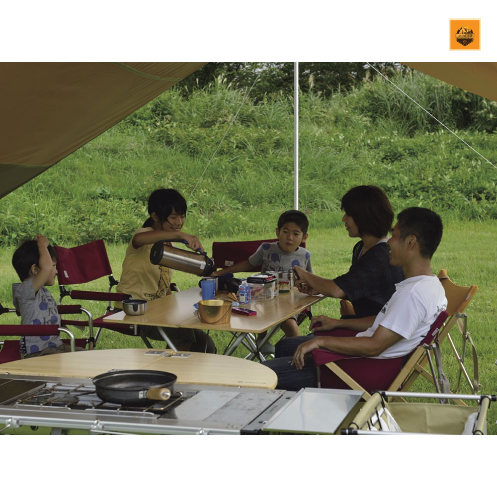 Bàn Snow peak One Action Table Long Bamboo, LV-015TR | Chính hãng