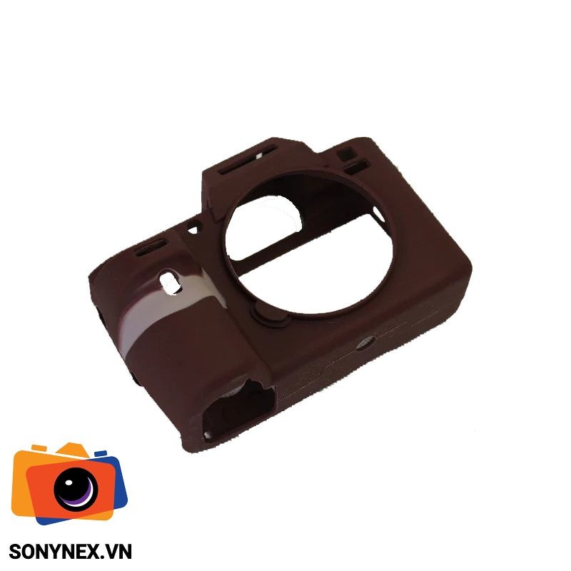 Bao Silicon máy ảnh Sony A7ii - A7Rii - A7Sii | Nâu đậm | Nhập khẩu