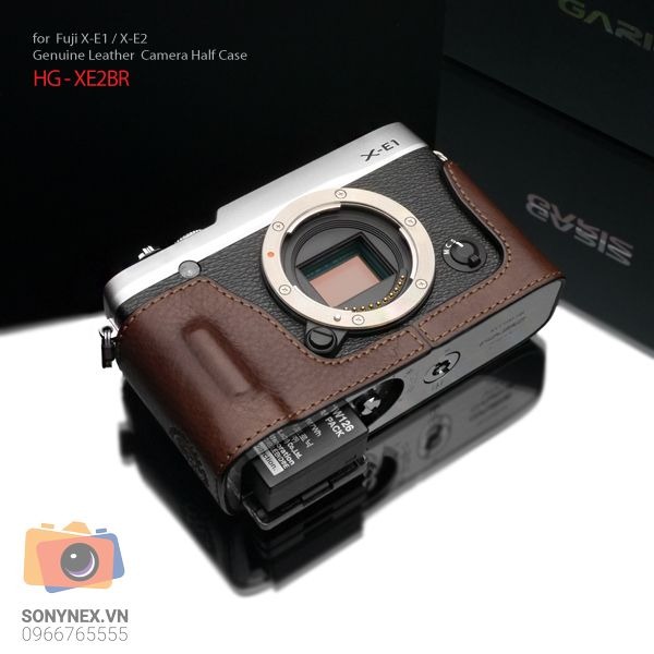 Bao da Fuji X-E1/X-E2 Nâu | Gariz | Hàng Nhập khẩu