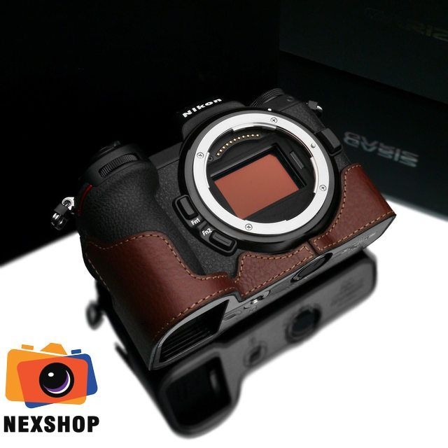 Bao da Gariz Nikon Z6/7 | Nâu đậm | Nhập khẩu