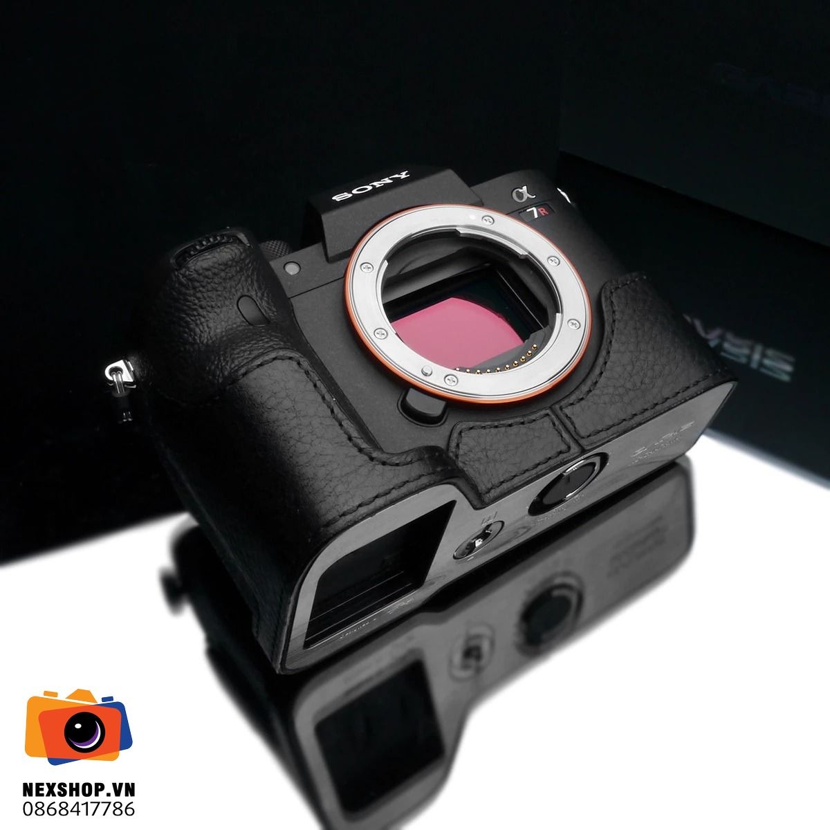 Bao da Gariz Sony A7RM4/A9M2 | Đen | Gariz | Hàng Nhập khẩu