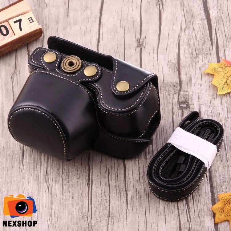 Bao da Sony A6000/A6300 Đen | Hàng Nhập khẩu