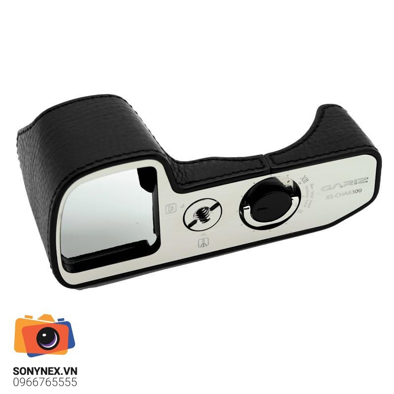 Bao da Sony A6300/A6400 Đen | Gariz | Hàng Nhập khẩu