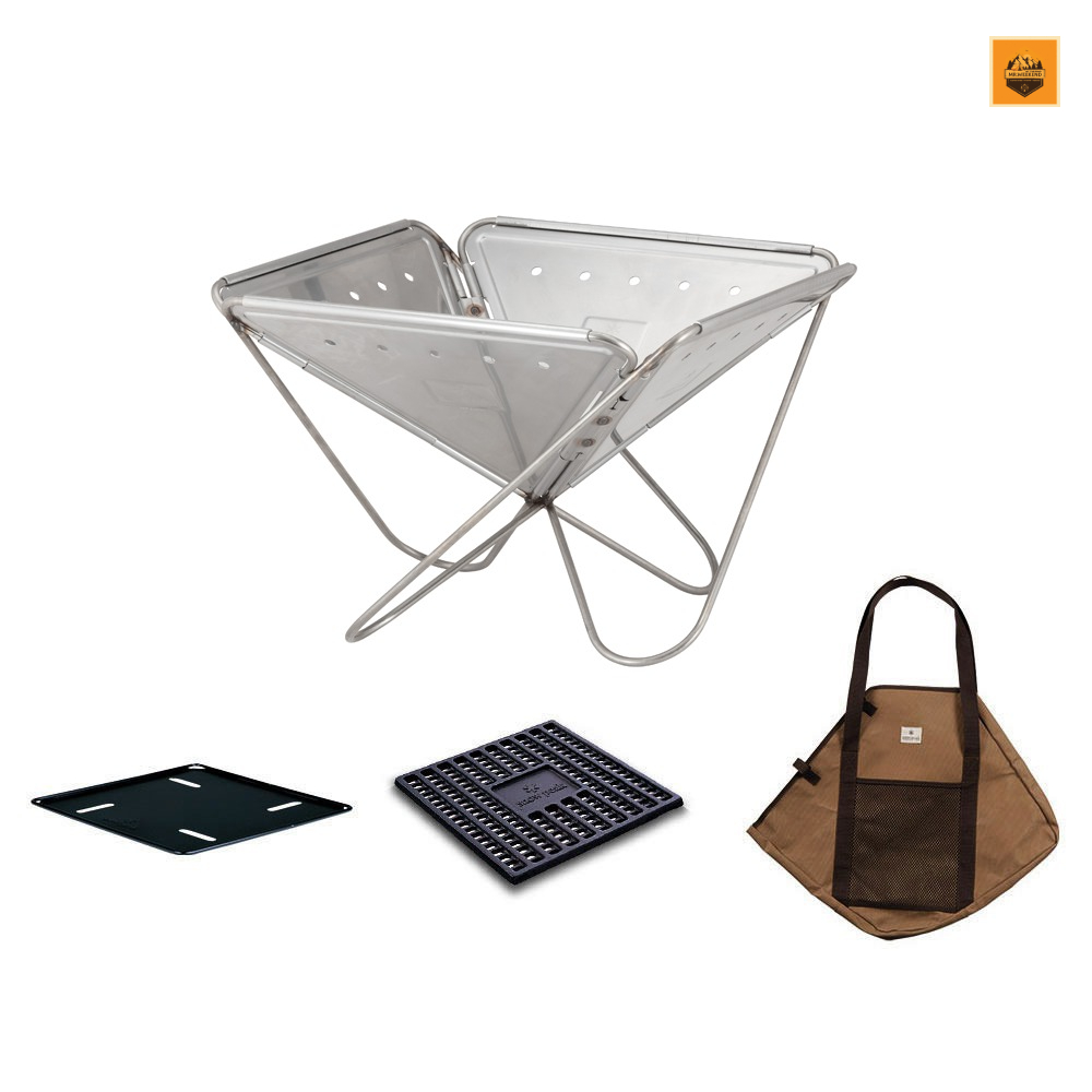 Bếp Củi Snow peak Fireplace L Starter Set (Japan Set), SET-112S | Chính hãng