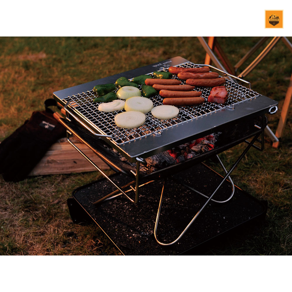 Bếp Củi Snow peak Fireplace M Starter Set (Japan Set), SET-111 | Chính hãng