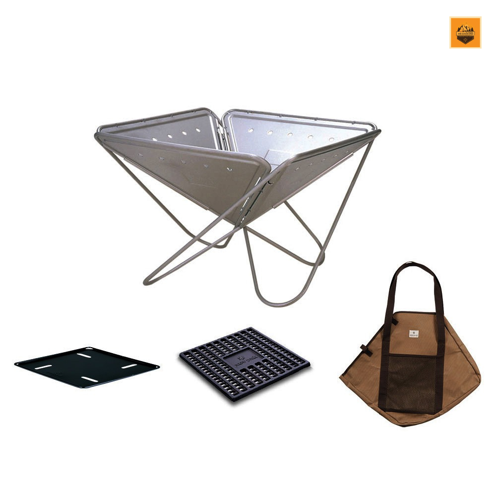 Bếp Củi Snow peak Fireplace M Starter Set (Japan Set), SET-111 | Chính hãng