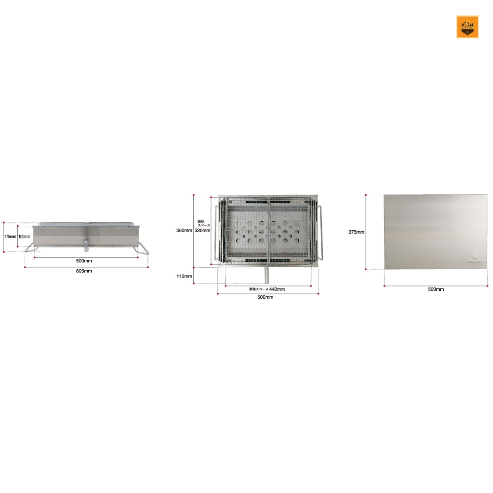 Bếp nướng Snow peak Lift-up BBQ BOX, CK-160 | Chính hãng