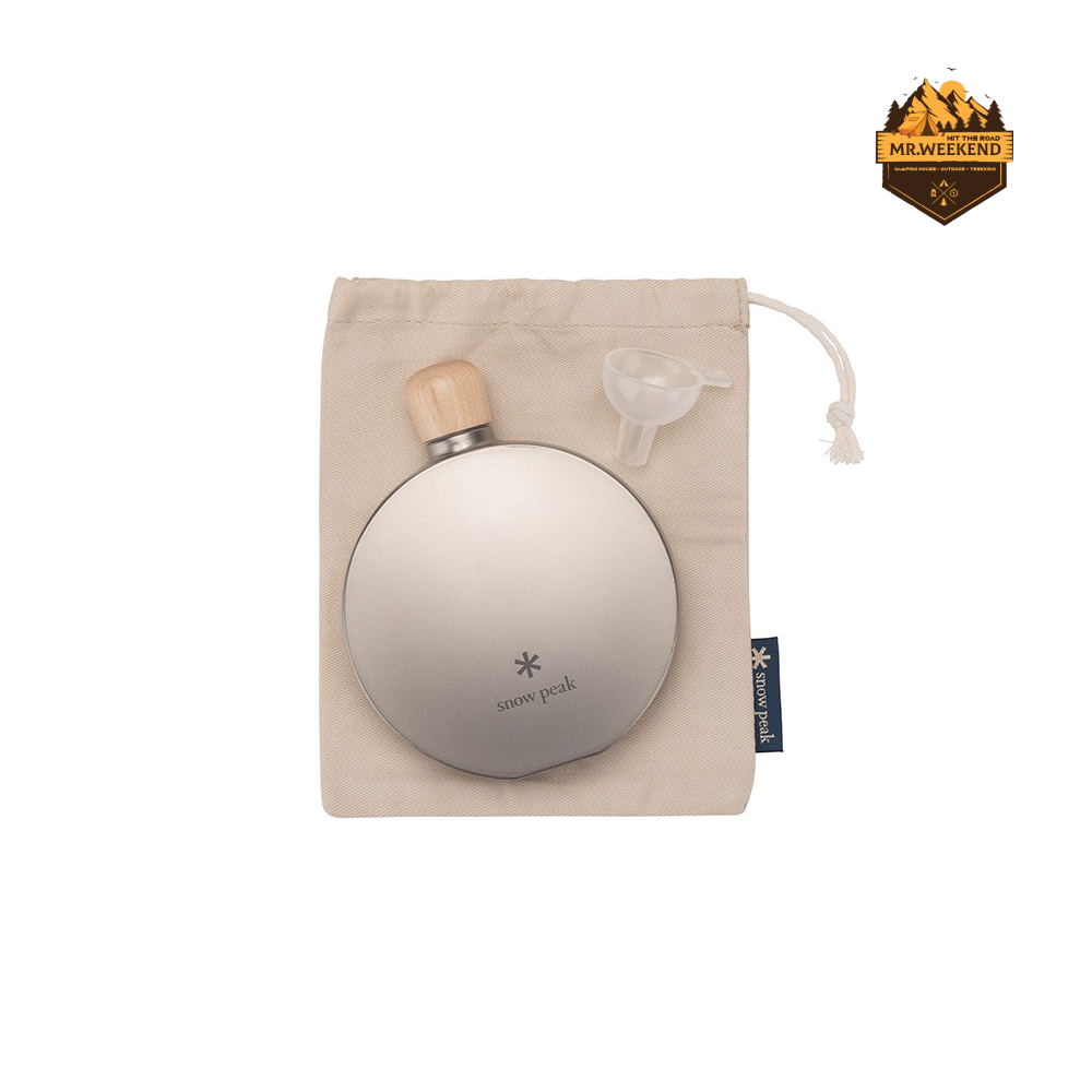 Bình đựng rượu Snow Peak Titanium Skittle 150 , TW-116 | Chính hãng