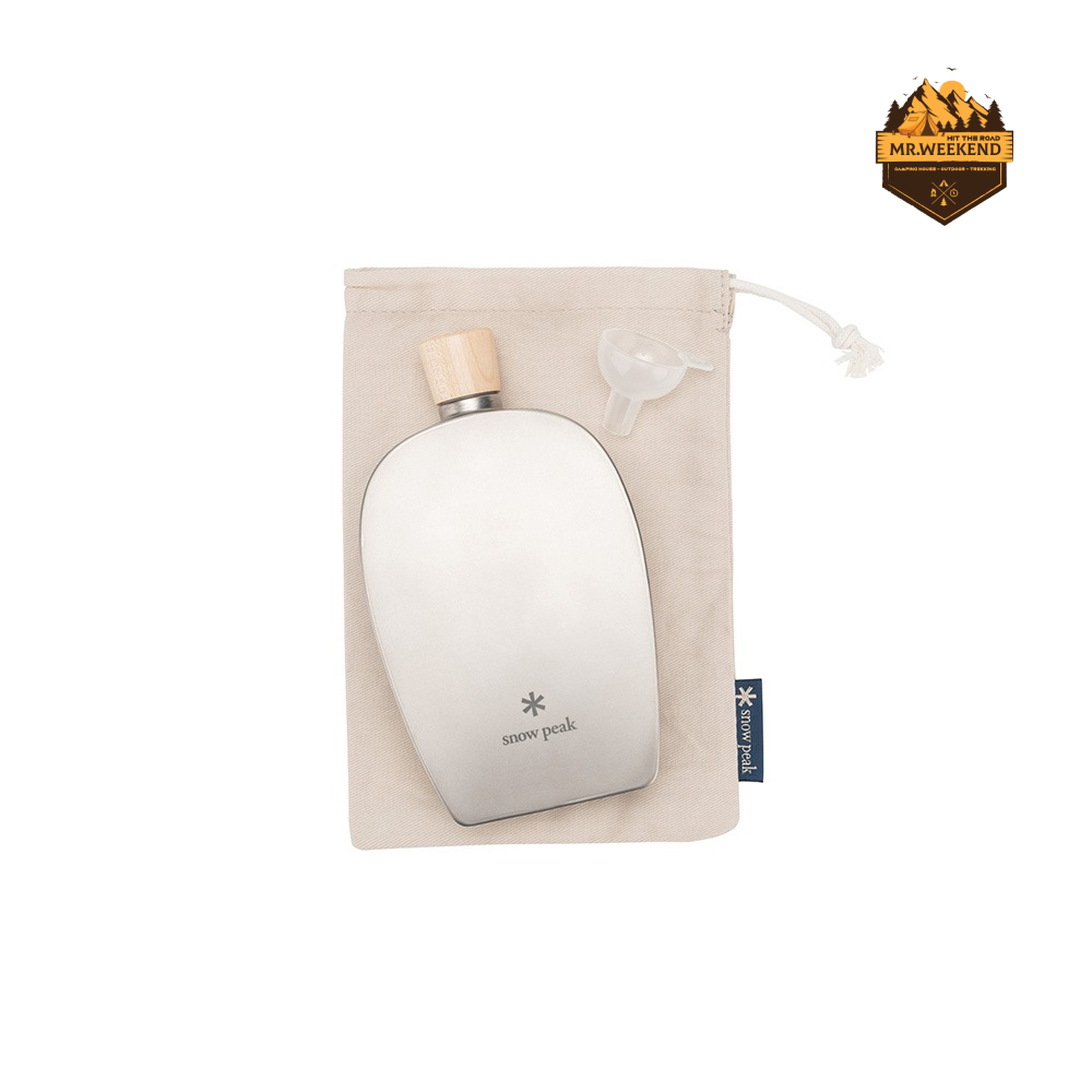 Bình đựng rượu Snow Peak Titanium Skittle 250 , TW-115 | Chính hãng