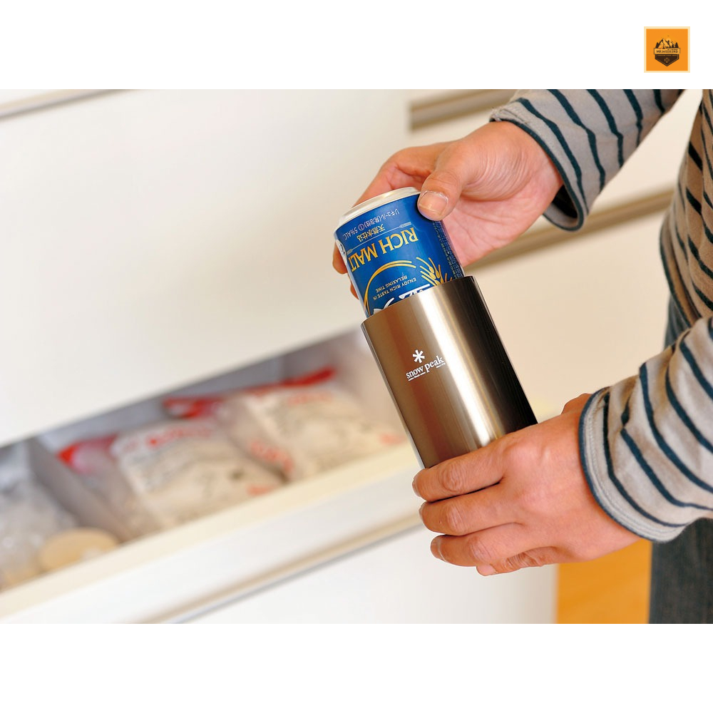 Bình giữ nhiệt Snow peak Kanpai Bottle 350ml Dark Silver, TW-070R-DS | Chính hãng