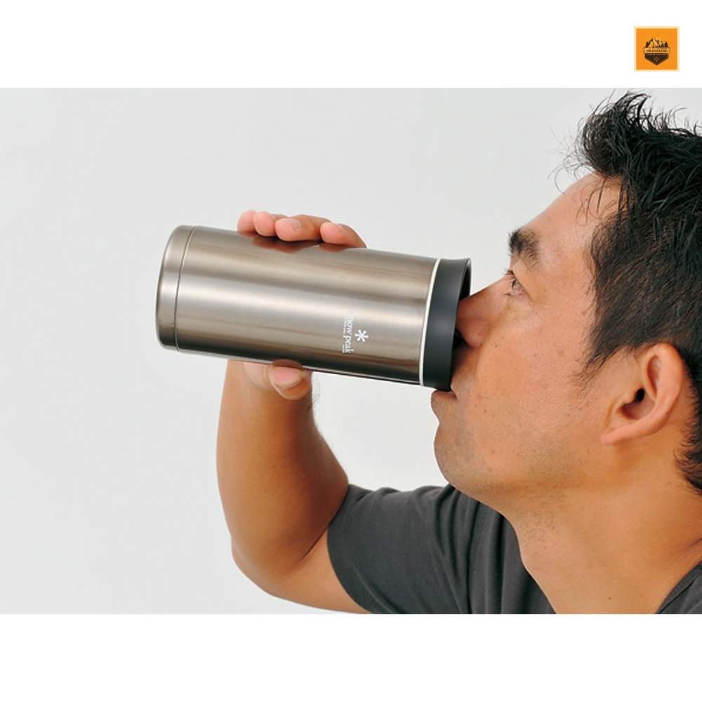 Bình giữ nhiệt Snow peak Kanpai Bottle 500ml Dark Silver, TW-071R-DS | Chính hãng
