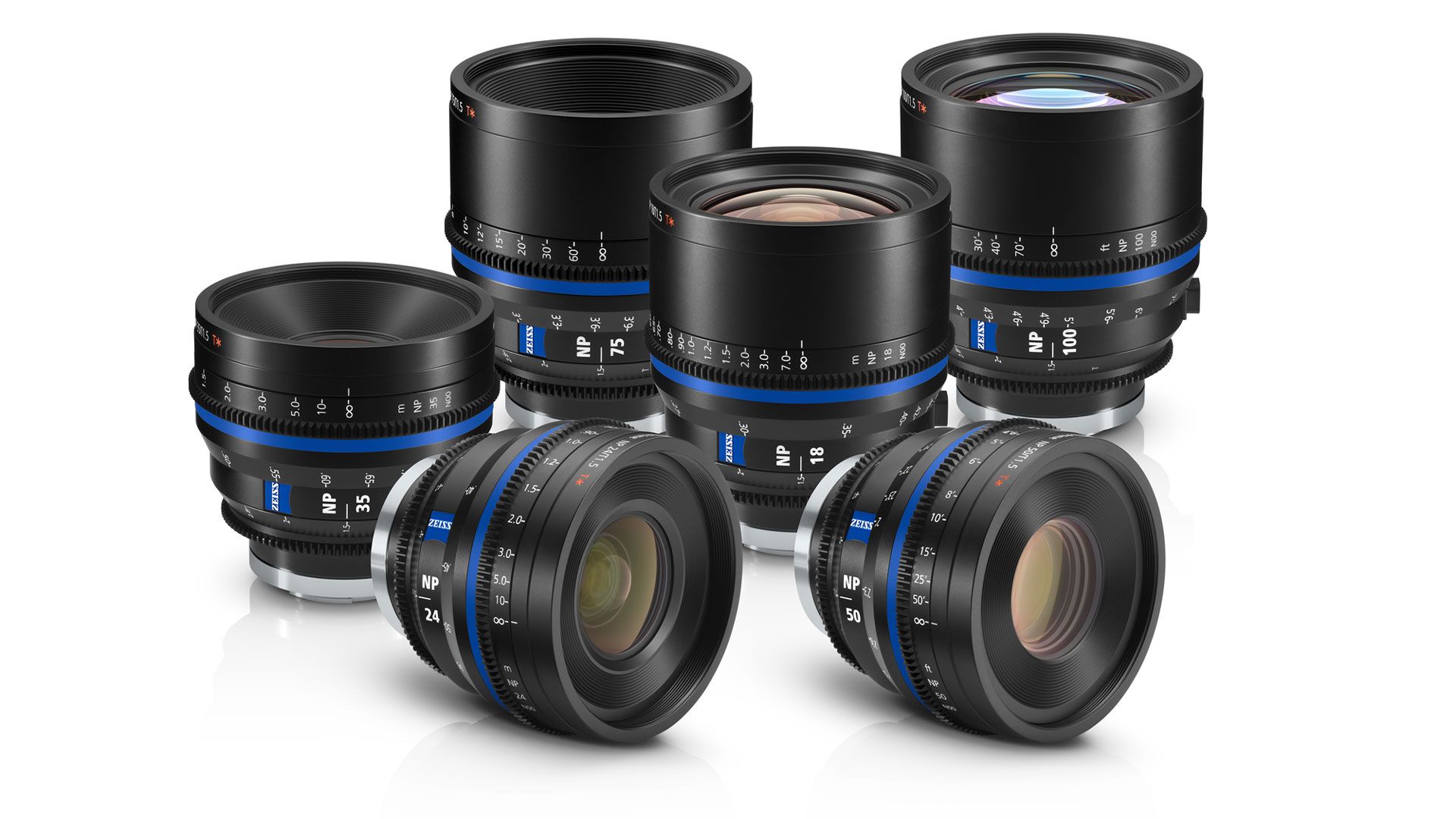 Bộ 6 ống kính Cine Zeiss Nano Prime ngàm Sony E/ Feet