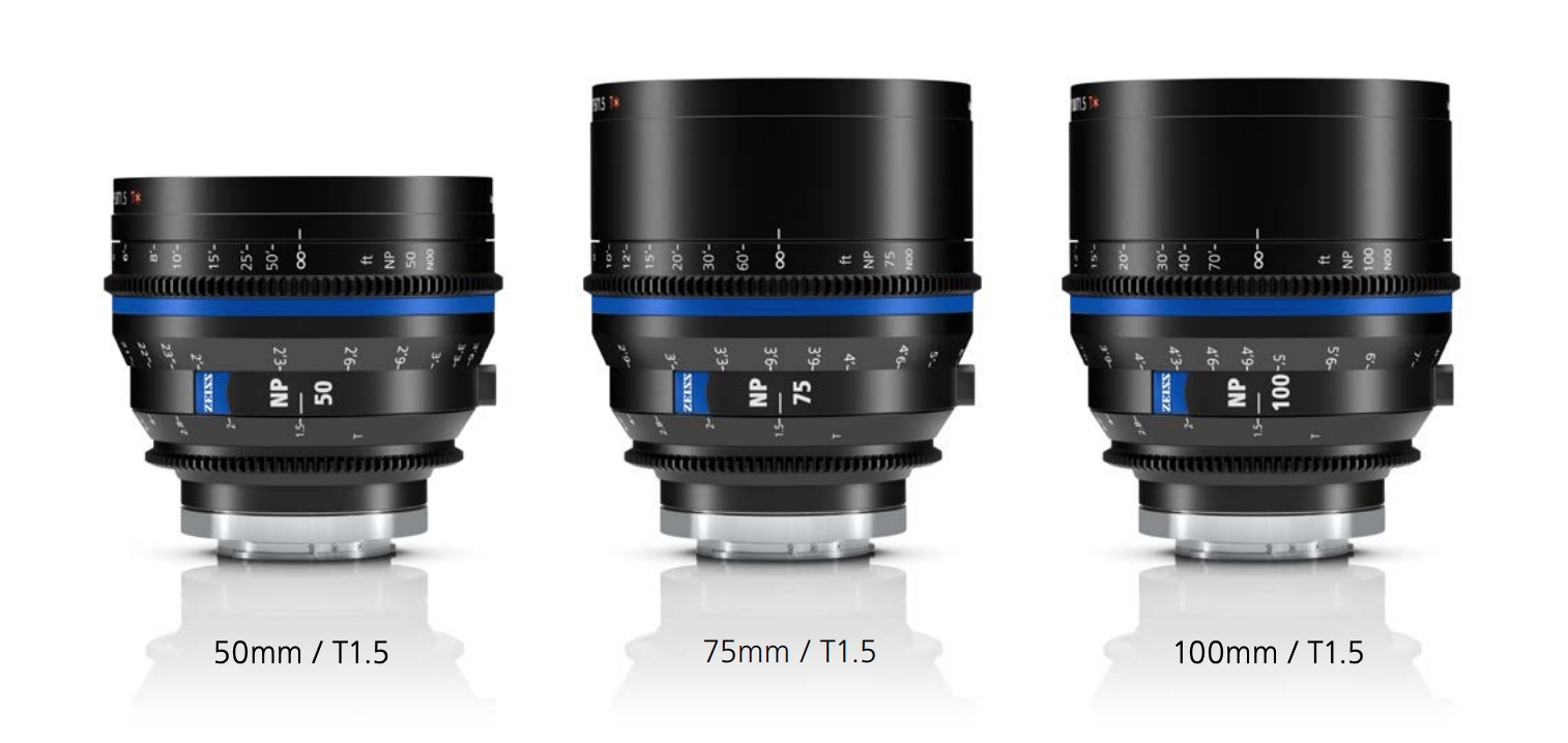 Bộ 6 ống kính Cine Zeiss Nano Prime ngàm Sony E/ Feet