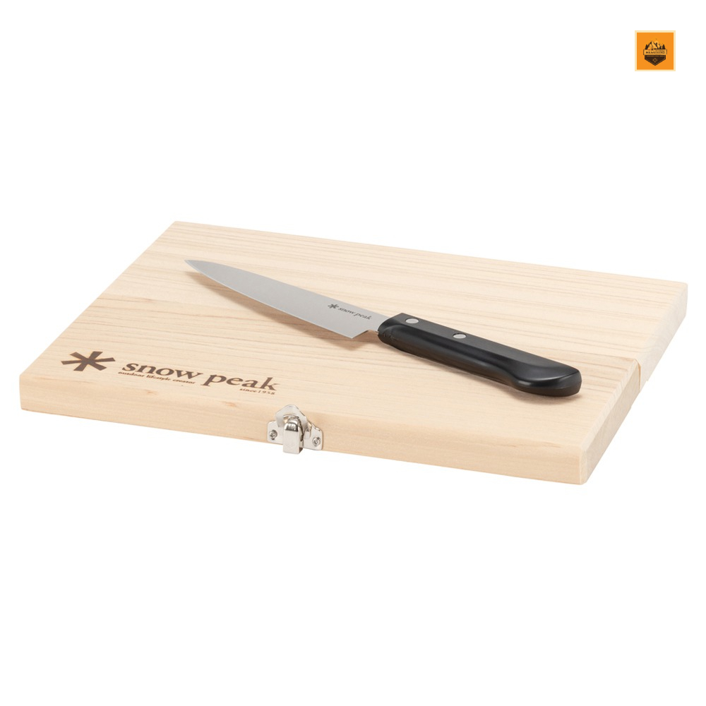Bộ Dao Thớt Snow peak Chopping Board Set L, CS-208 | Chính hãng