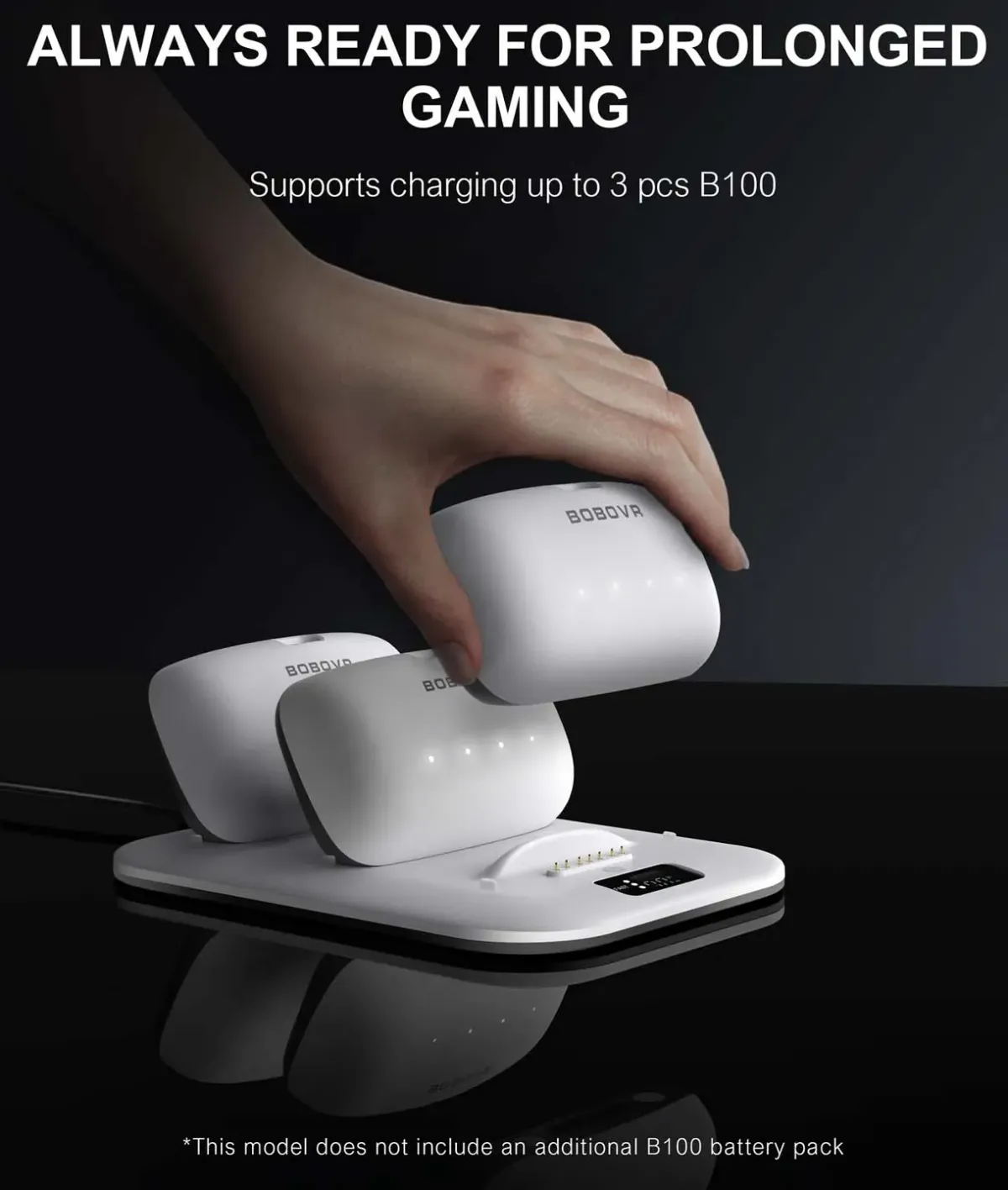 Bộ Dock Sạc Nhanh BOBOVR BD3 90W và Pin B100 10000mAh cho Meta Quest 3/Pico 4