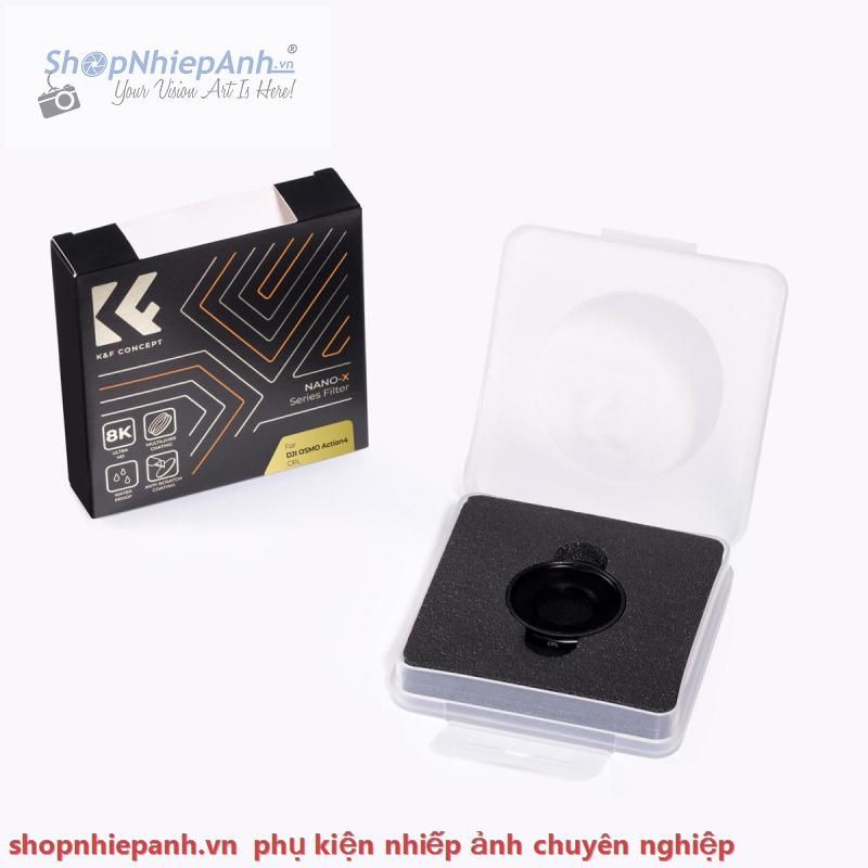 Bộ Lọc K&F CONCEPT Cho DJI Osmo Action 6 (CPL+ND8+ND16+ND32) | SKU.2709 | Chính Hãng