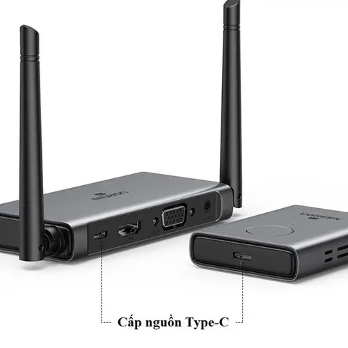 Bộ Truyền Tín Hiệu Không Dây Ugreen 50633 | HDMI/VGA 50M | Chính hãng