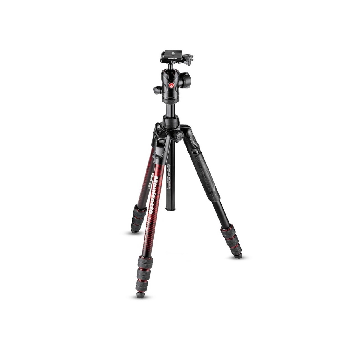 Bộ chân máy Manfrotto Befree Advanced Aluminum Tripod with Ball Head (Twist Locks, Red) | Chính hãng | Fullvat
