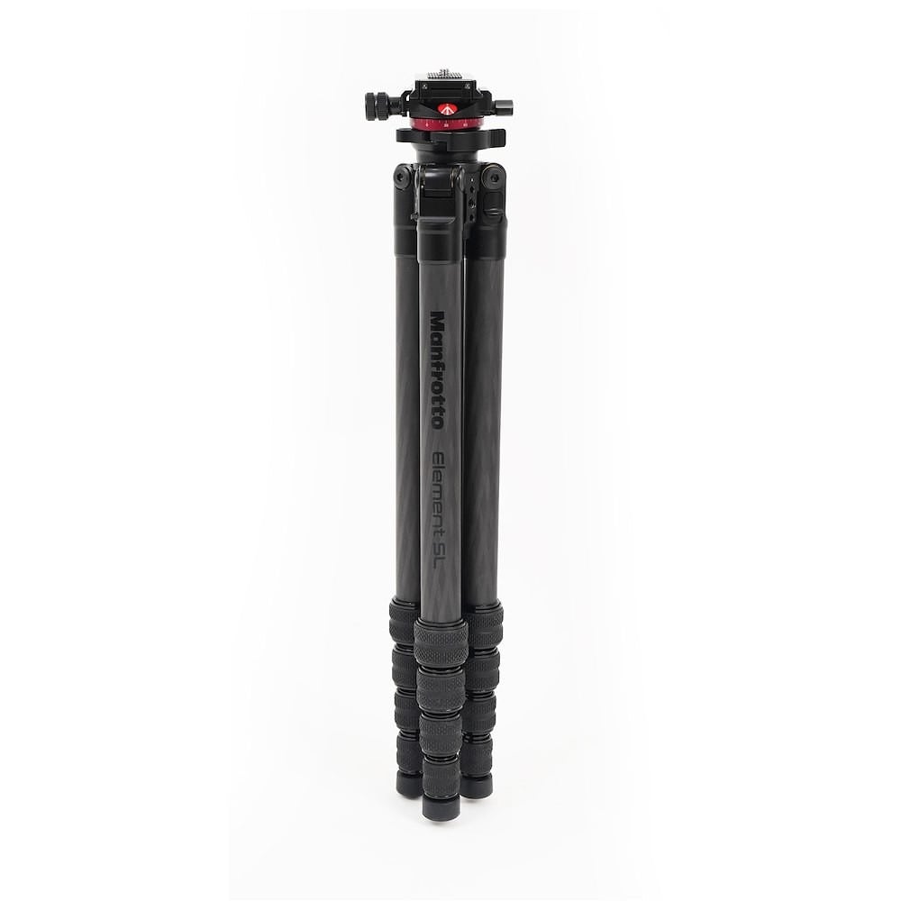 Bộ chân máy Manfrotto Element Super Light Tripod with Ball Head Carbon Fiber (Twist Lock)