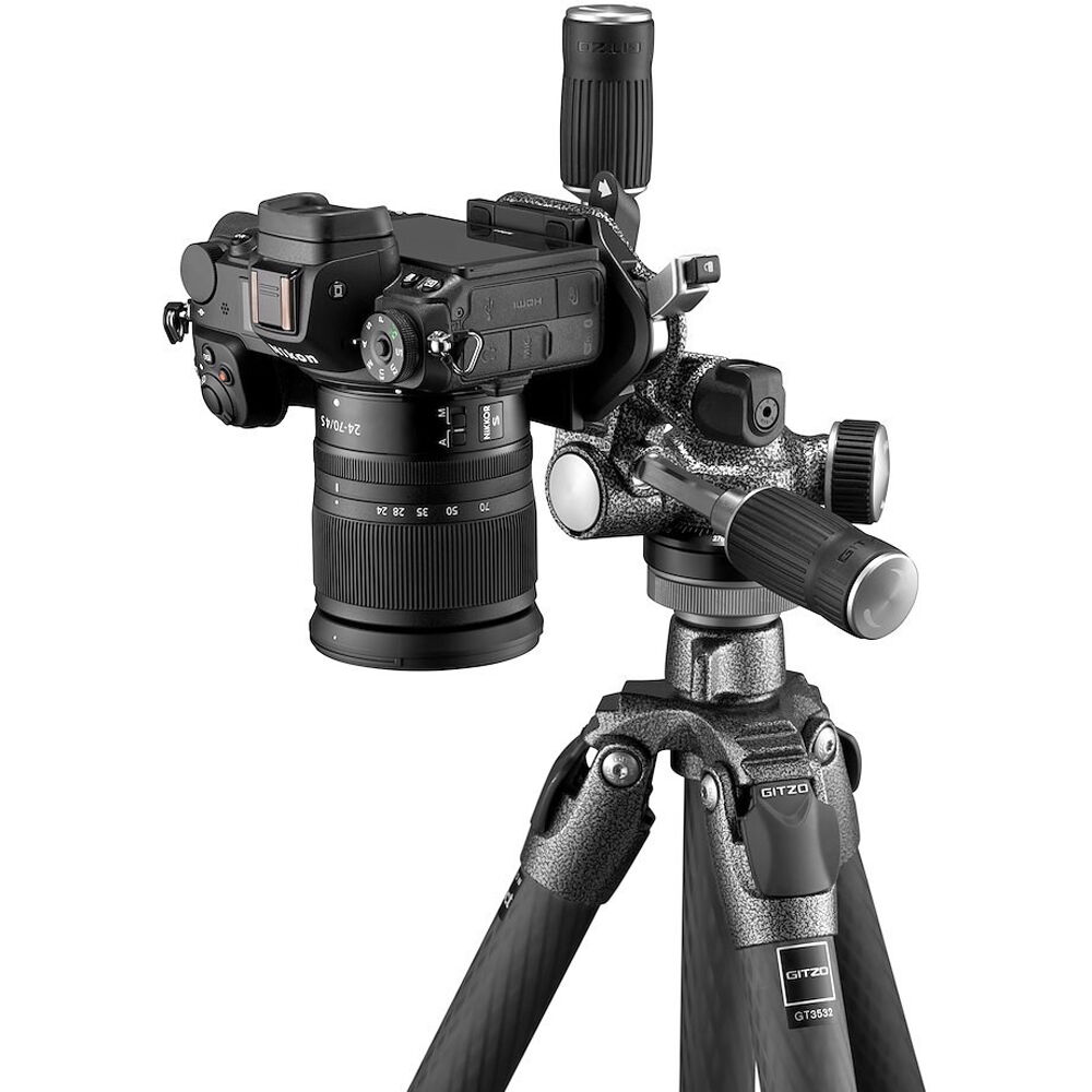 Bộ chân máy ảnh Gitzo Mountaineer Series 3 Carbon Fiber 3-Sections Tripod & 3-Way Fluid Head