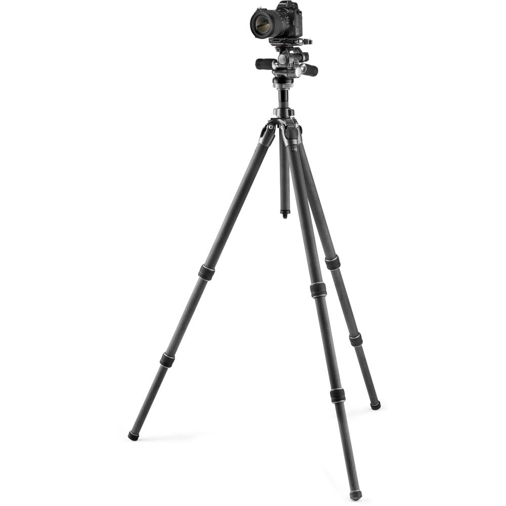 Bộ chân máy ảnh Gitzo Mountaineer Series 3 Carbon Fiber 3-Sections Tripod & 3-Way Fluid Head