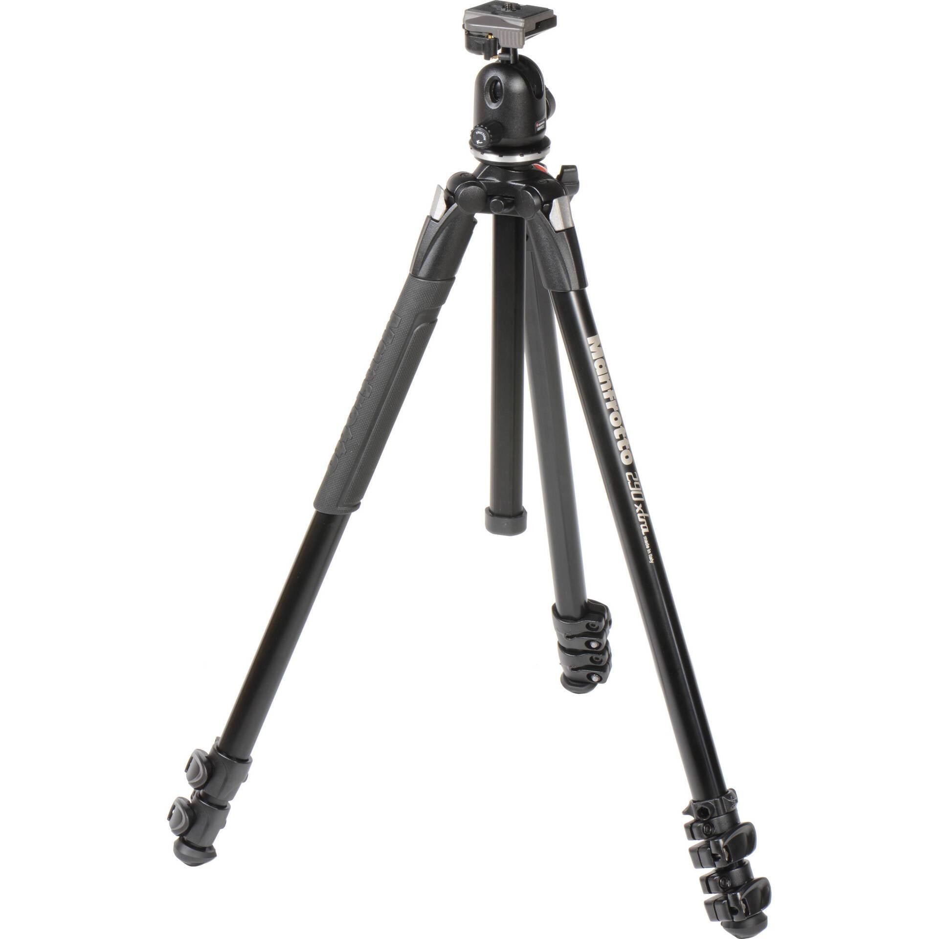 Bộ chân máy ảnh Manfrotto 290 Xtra Aluminium 3-Section Tripod Kit & Ball Head