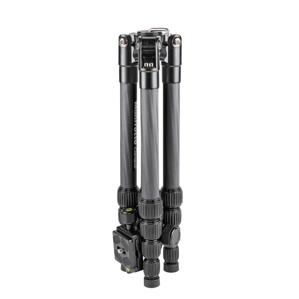 Bộ chân máy ảnh Manfrotto Element Carbon Fiber Tripod Black (Small)