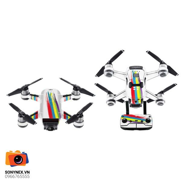 Bộ decal DJI Spark + Remote + 3 pin| SP11 | Nhập khẩu