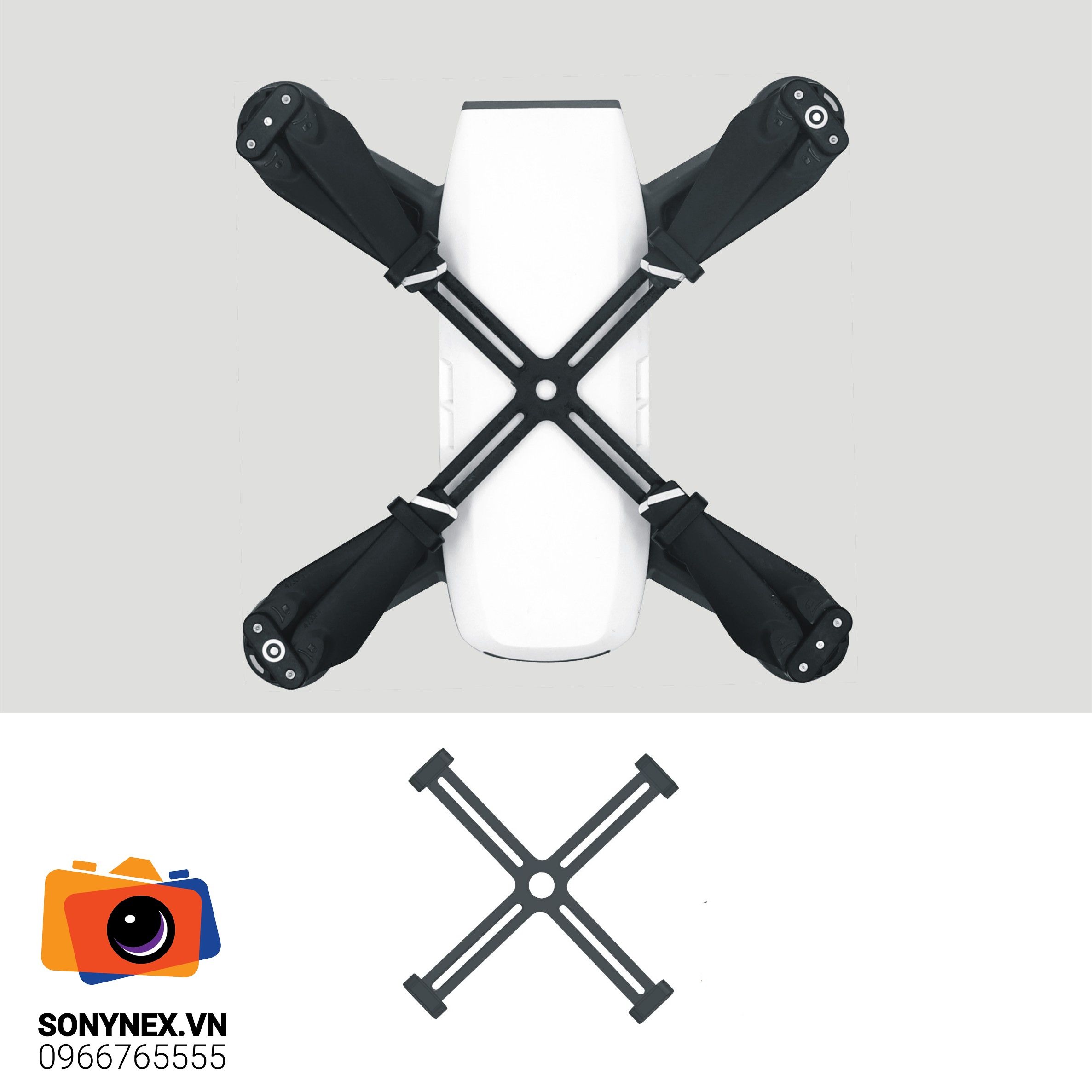 Bộ giữ cánh DJI Spark | Đen | Hàng nhập khẩu