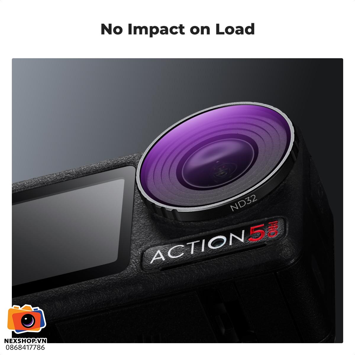 Bộ lọc KNF CPL+ND8/16/32 cho Action 3/Action 4/Action 5 pro