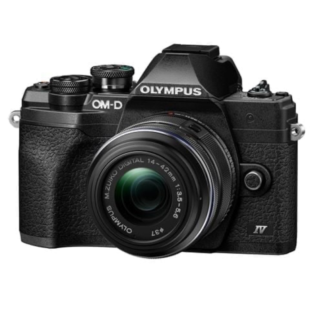 Bộ máy ảnh OM SYSTEM OM-D E-M10 Mark IV kèm ống kính M.Zuiko Digital ED 14-42mm F3.5-5.6 EZ (Black)