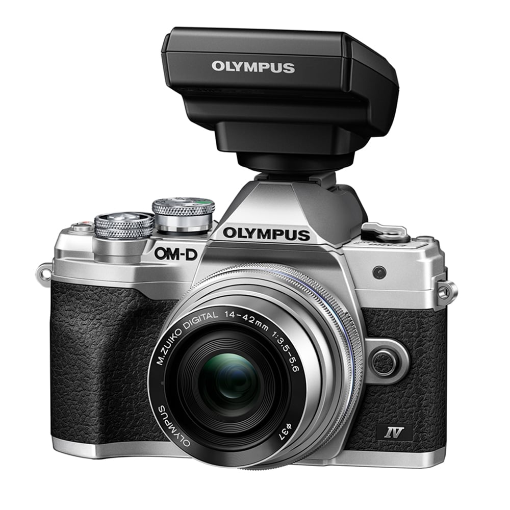 Bộ máy ảnh OM SYSTEM OM-D E-M10 Mark IV kèm ống kính M.Zuiko Digital ED 14-42mm F3.5-5.6 EZ (Silver)