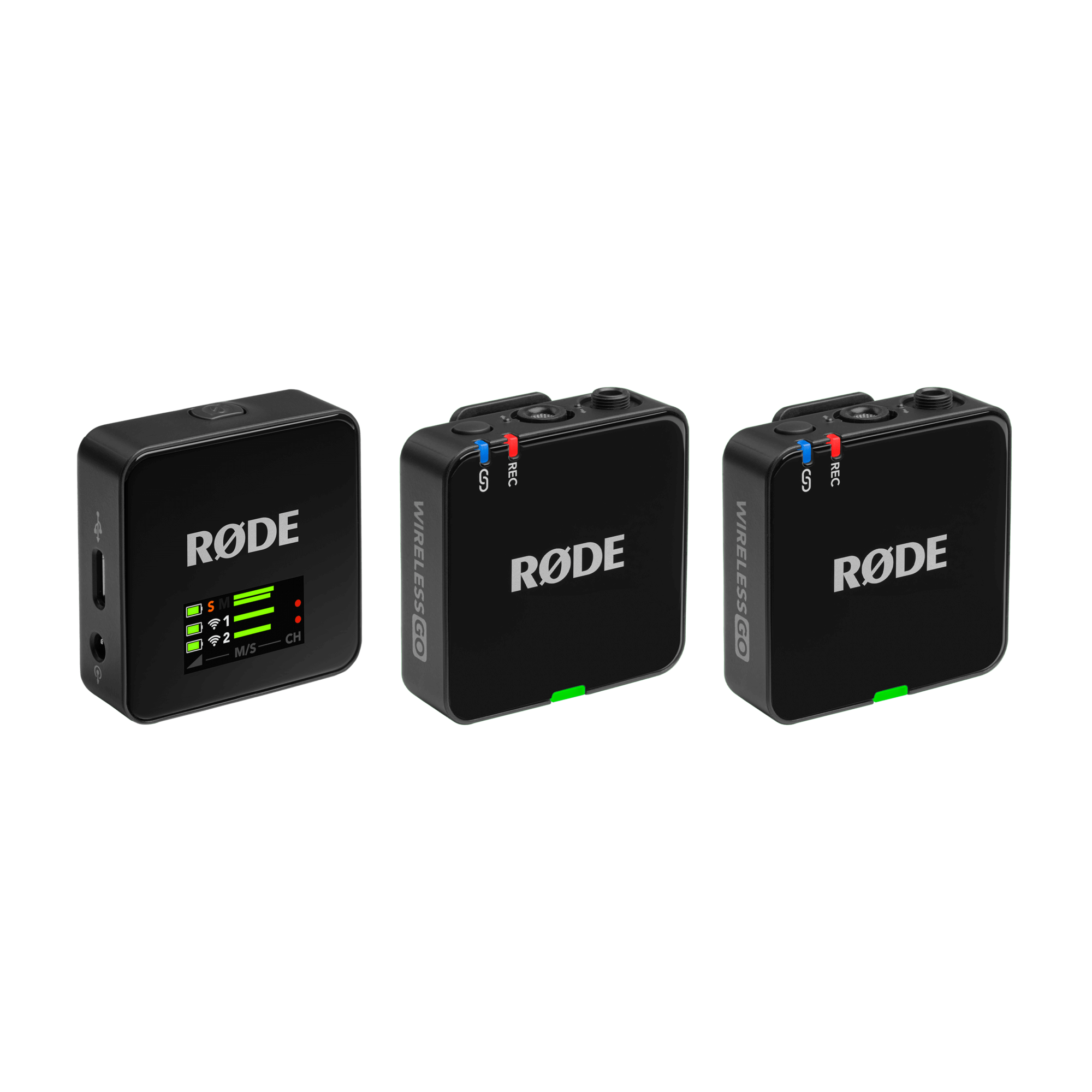 Bộ micro không dây RØDE Wireless GO (Gen 3) kèm hộp sạc | Chính Hãng | Fullvat