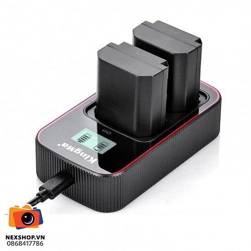 Bộ pin sạc Kingma NP-FZ100 | 2 pin, 1 cốc sạc | Chính hãng | FullVAT