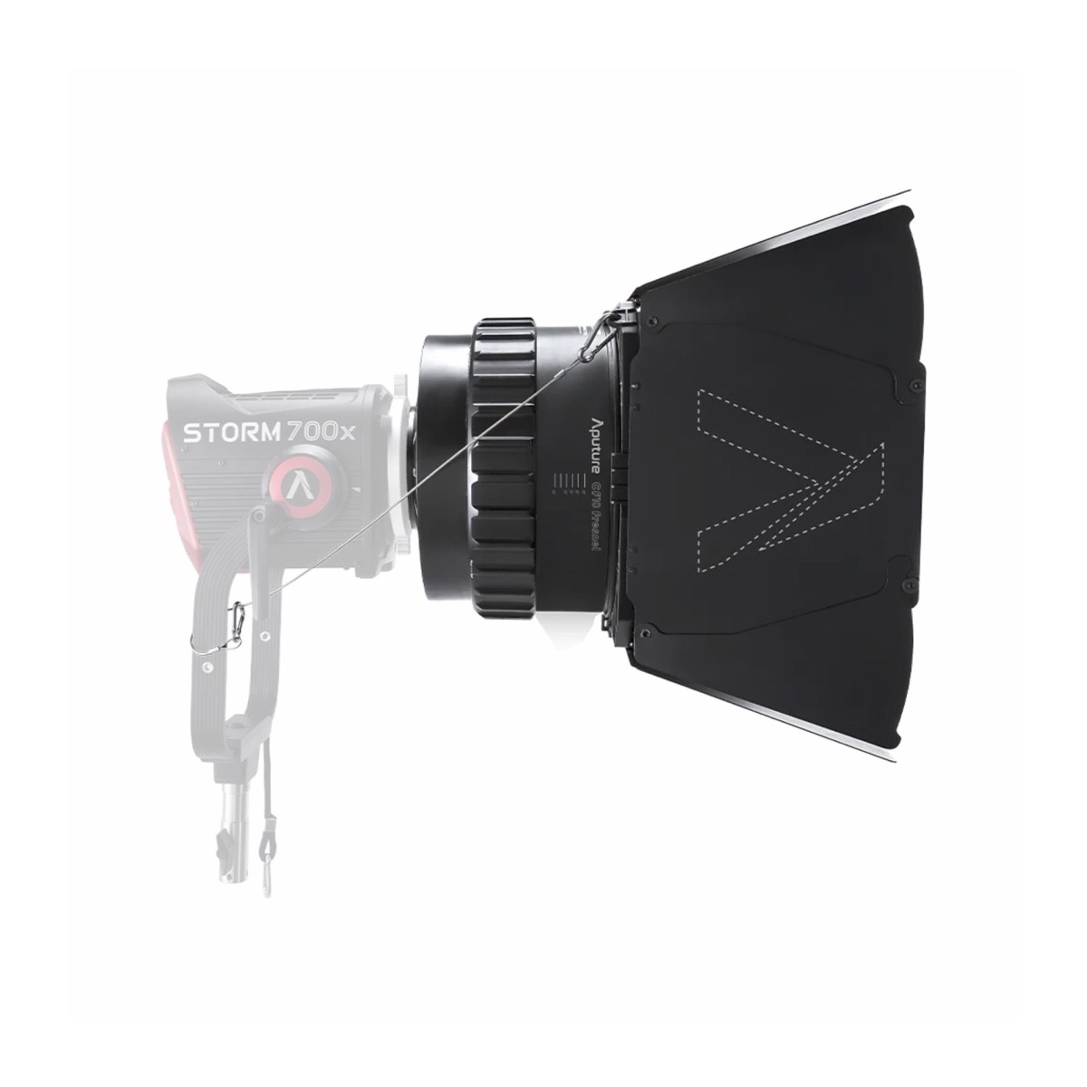 Bộ thấu kính Aputure CF10 Fresnel & Barn Doors Kit | Chính Hãng | Fullvat