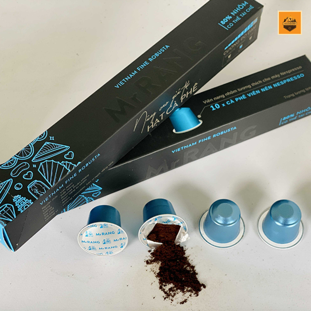 Cà phê viên nén Mr. Rang Fine Robusta (10viên/hộp)