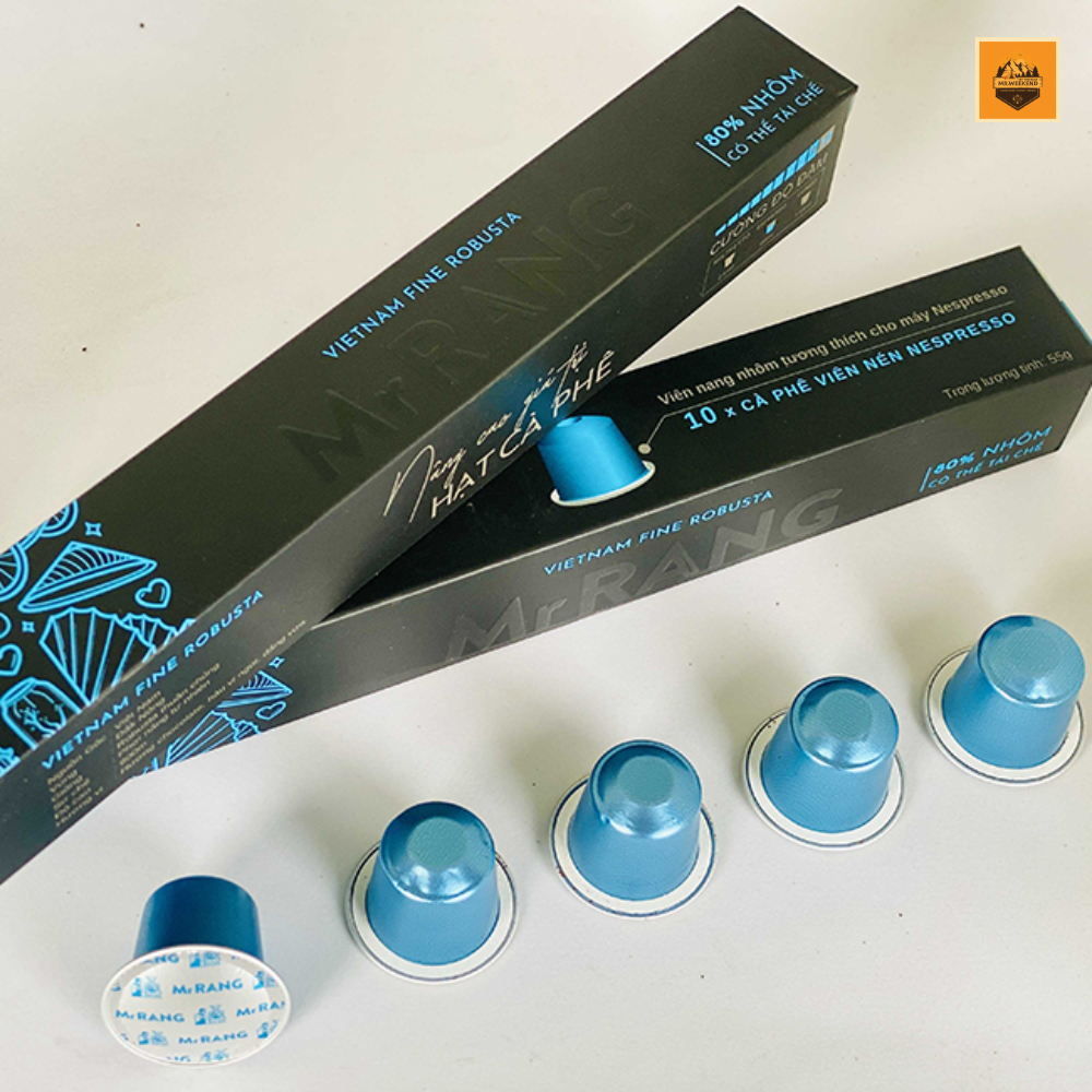 Cà phê viên nén Mr. Rang Fine Robusta (10viên/hộp)
