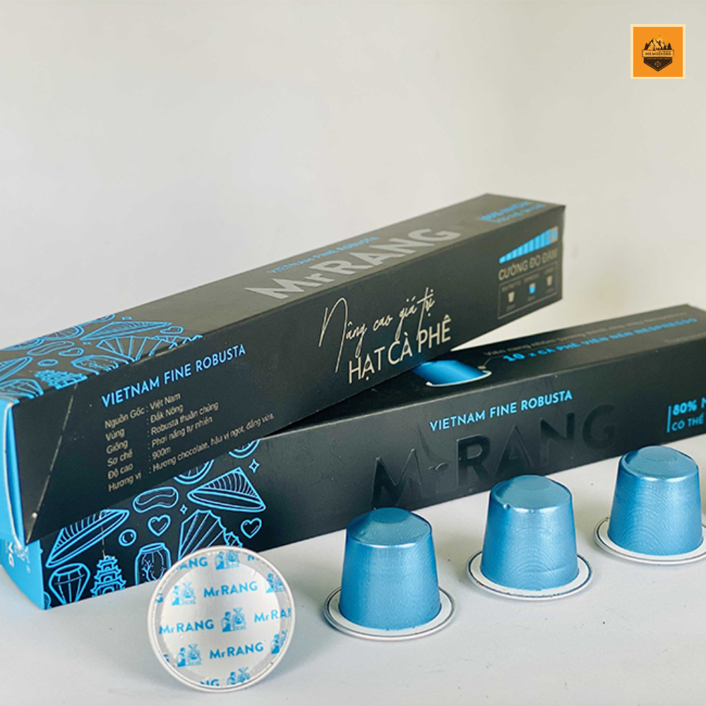 Cà phê viên nén Mr. Rang Fine Robusta (10viên/hộp)