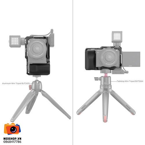 Camera Cage with Grip for Sony ZV-E10 | Full VAT