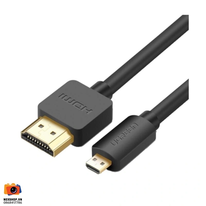 Cáp Micro HDMI to HDMI 4K dài 2M UGREEN