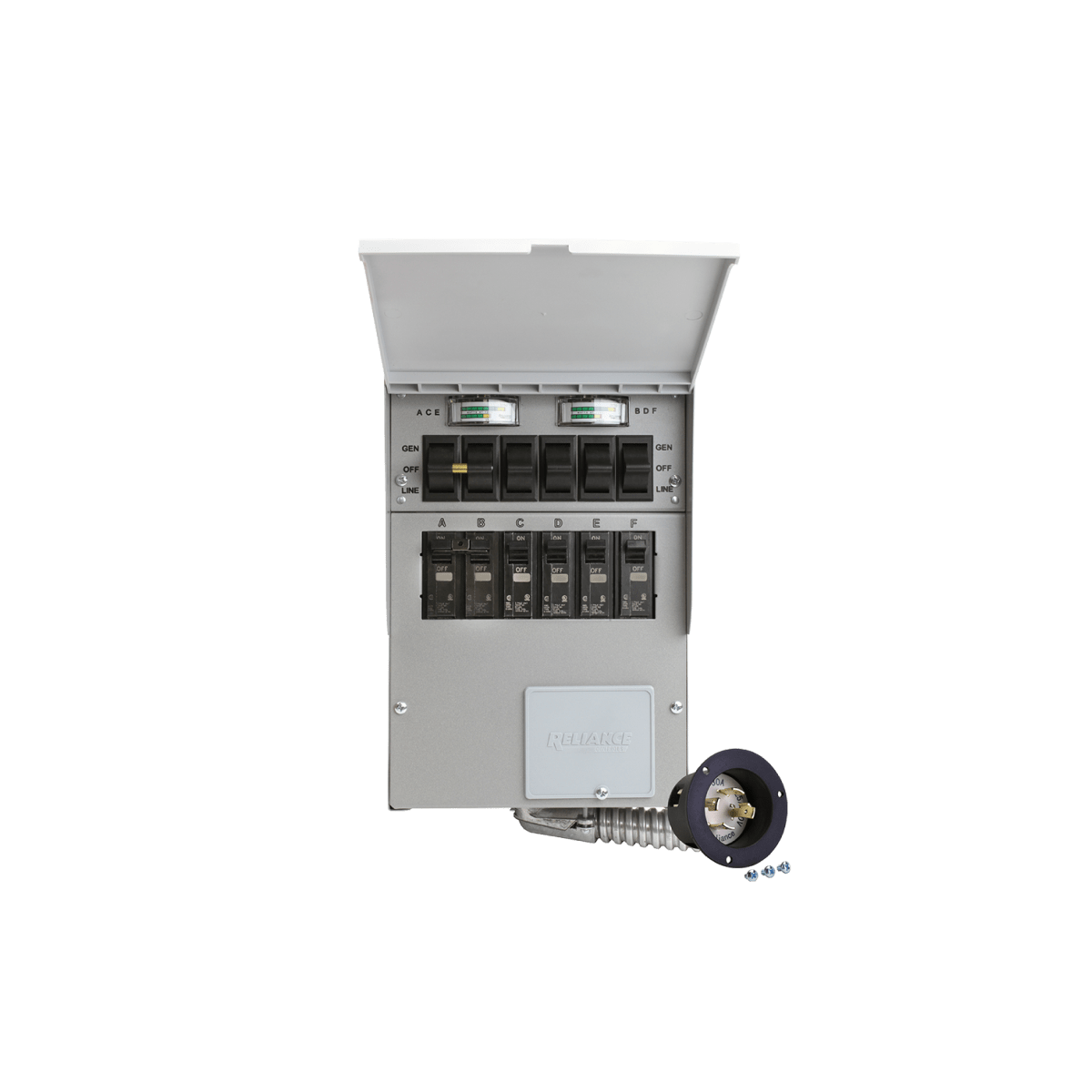 Cầu dao chuyển nguồn thủ công EcoFlow Manual Transfer Switch (30A / 6 mạch) | Chính hãng