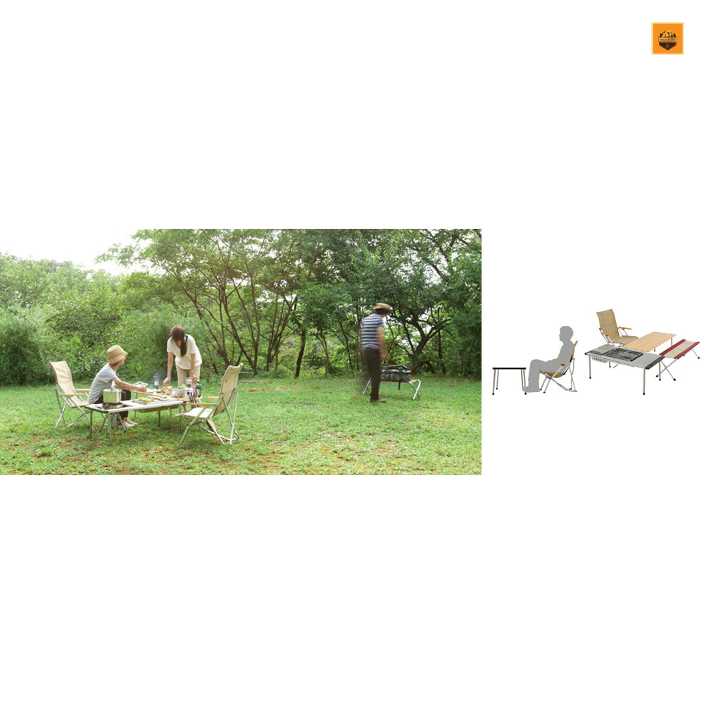 Chân Bàn Snow peak IGT Iron Grill Table 400 Legs Set, CK-112 | Chính hãng