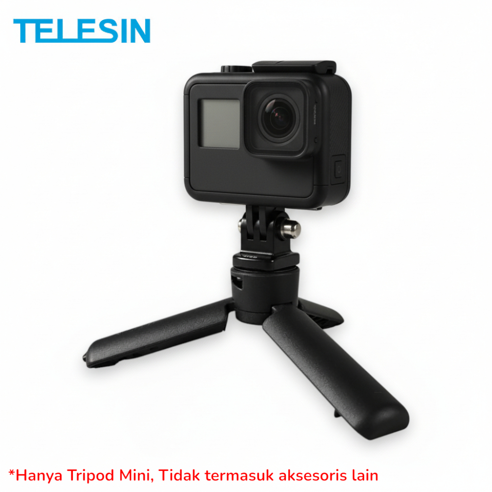 Chân Mini Gấp Gọn Cho DJI Pocket 4P 4 3 | Telesin S3-EAK-06 | Đen | Chính hãng | FullVAT
