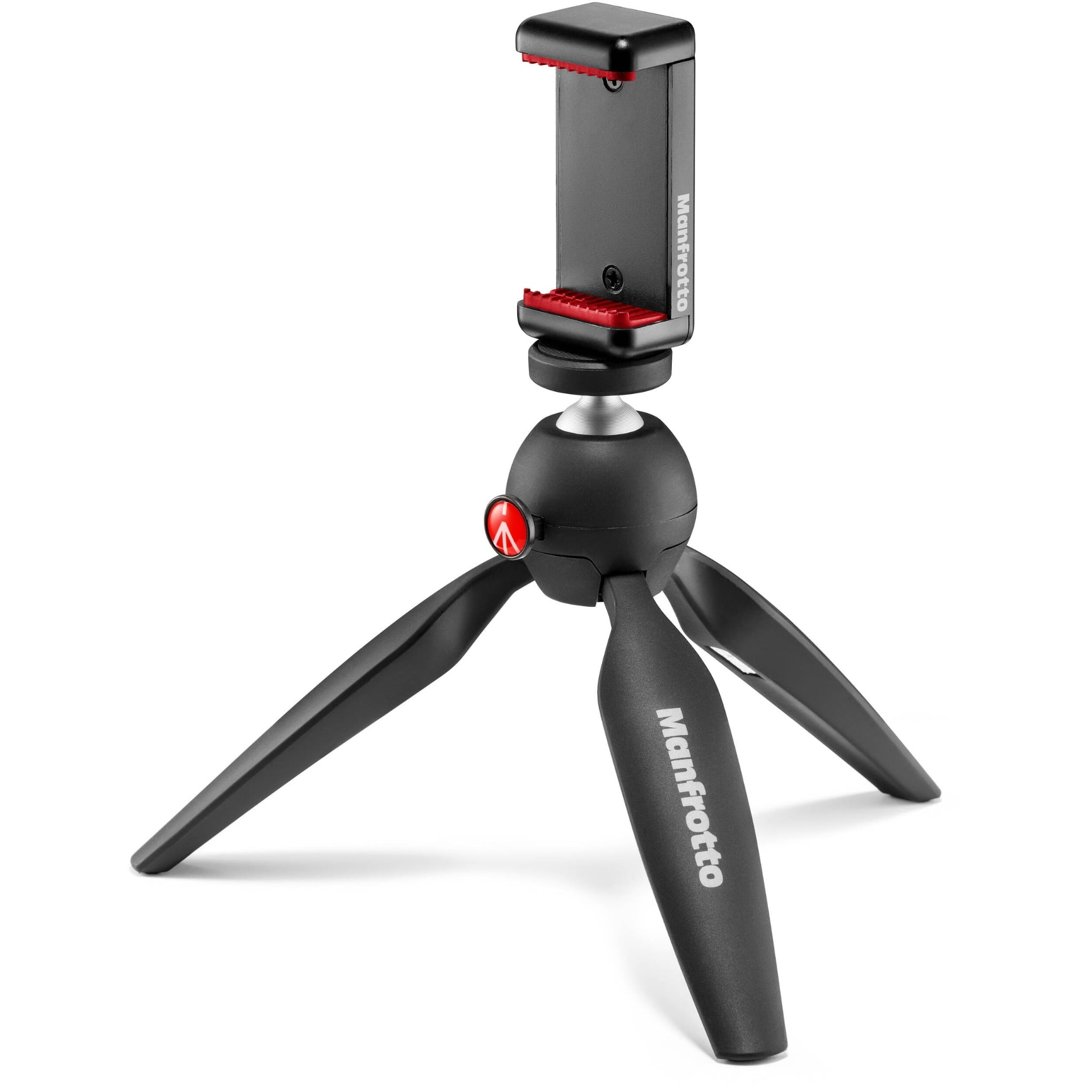 Chân máy Manfrotto PIXI Mini Tripod with Phone Clamp Black