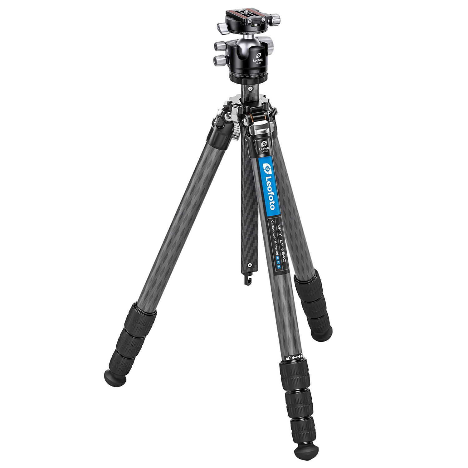 Chân máy ảnh Tripod Leofoto Mr.Y - LY-284C+LH-36R (đen)