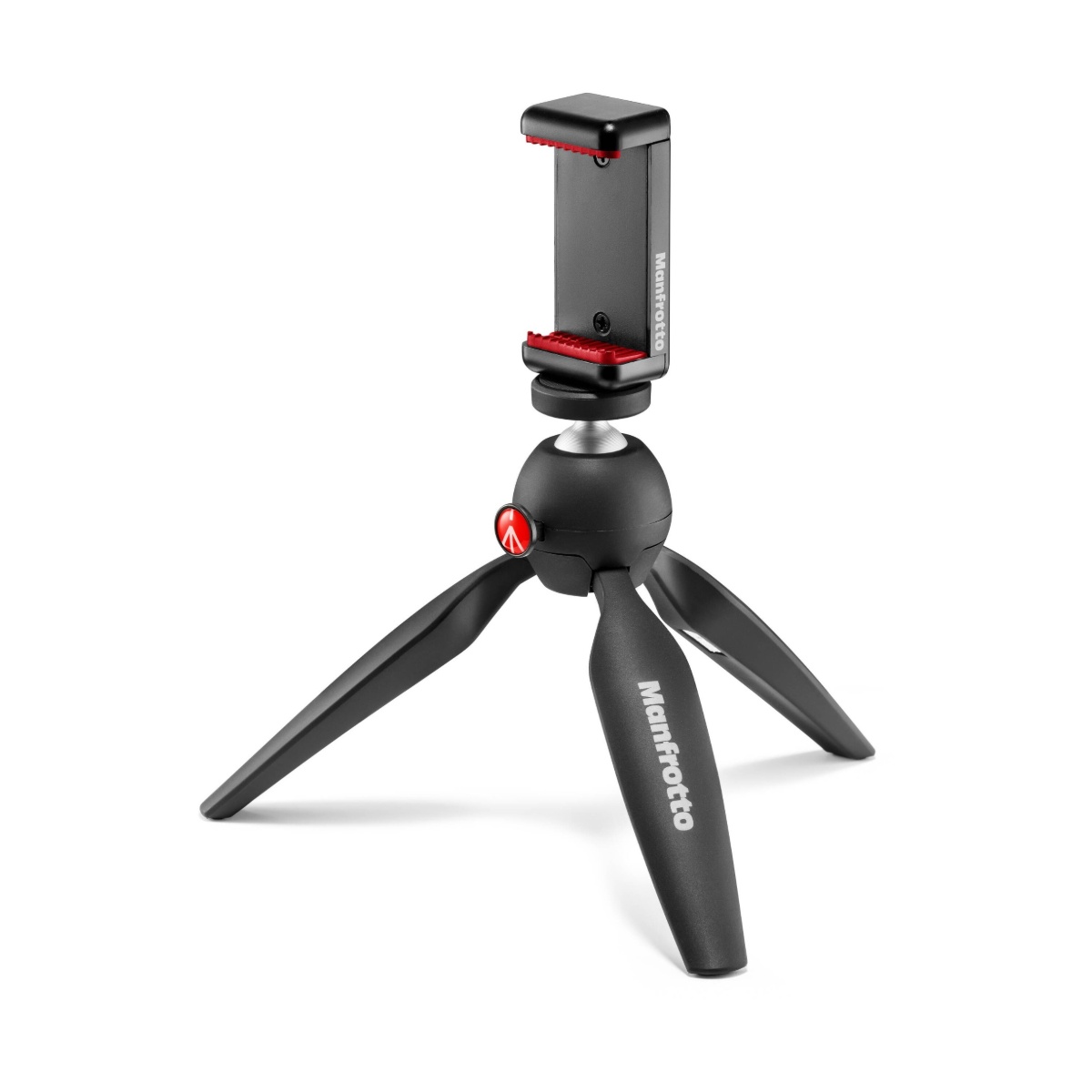 Chân máy để bàn Manfrotto PIXI Mini Tripod with Phone Clamp Black | Chính hãng | Fullvat