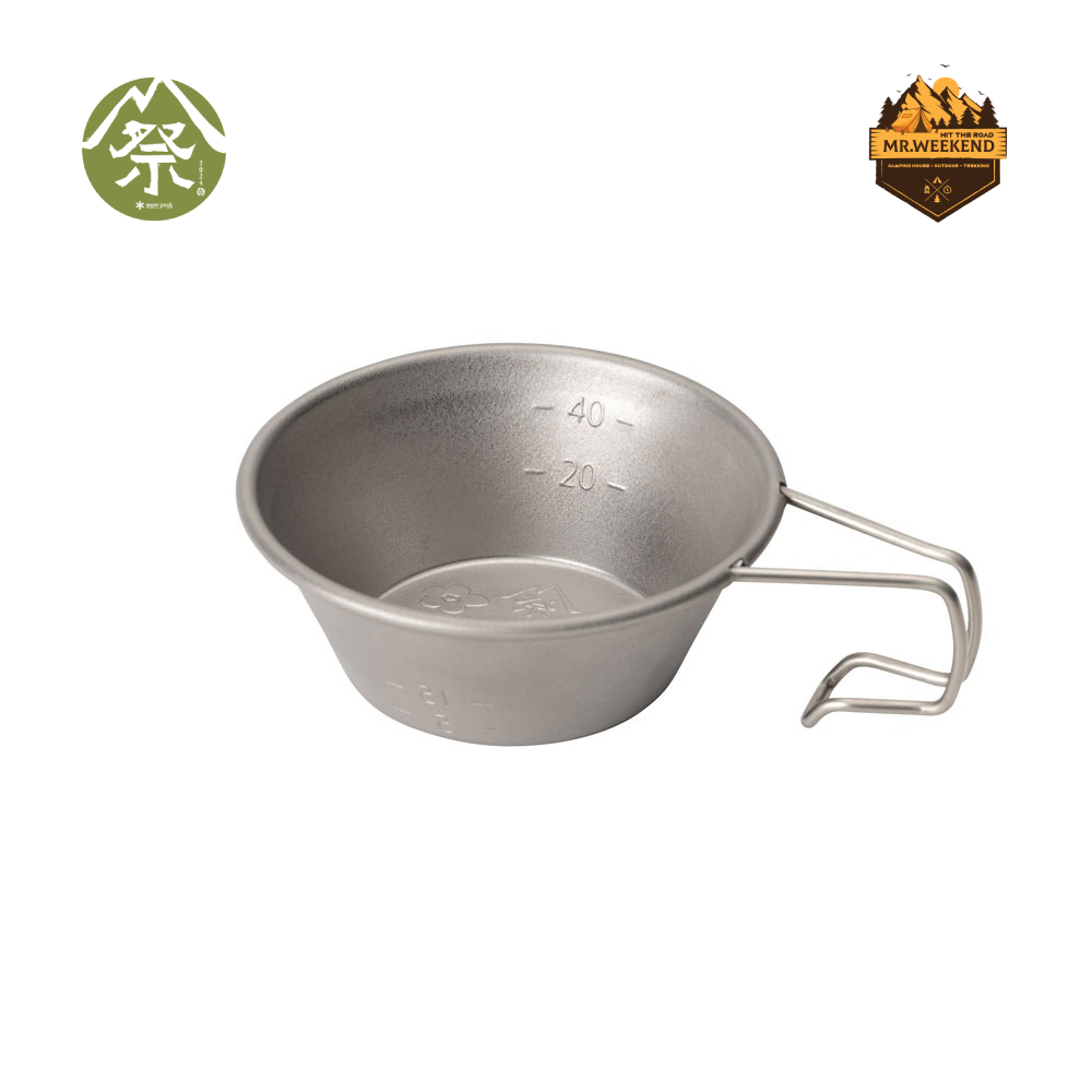 Chén Snow peak Titanium Mini Sierra Cup 2024 SPRING EDITION , Fes-380 | Chính hãng